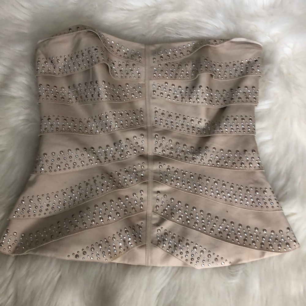 White& black corset